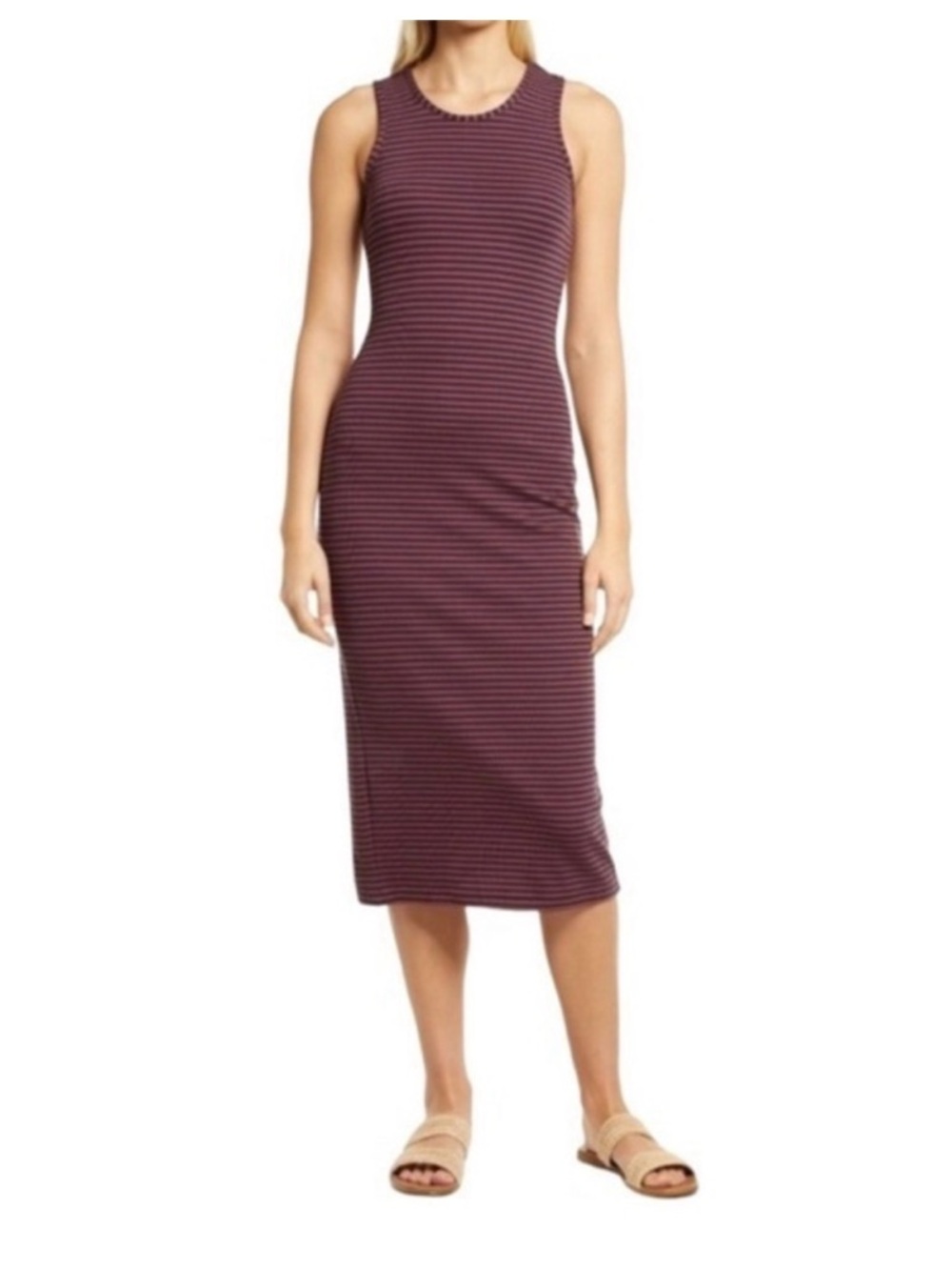 Marine Layer Lexi Ribbed Midi dress